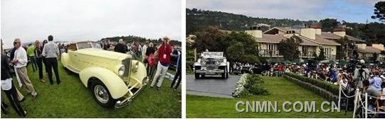 2011年加州圓石灘汽車巡展”(Concour de Elegance at Pebble Beach, CA)活動現場照片。