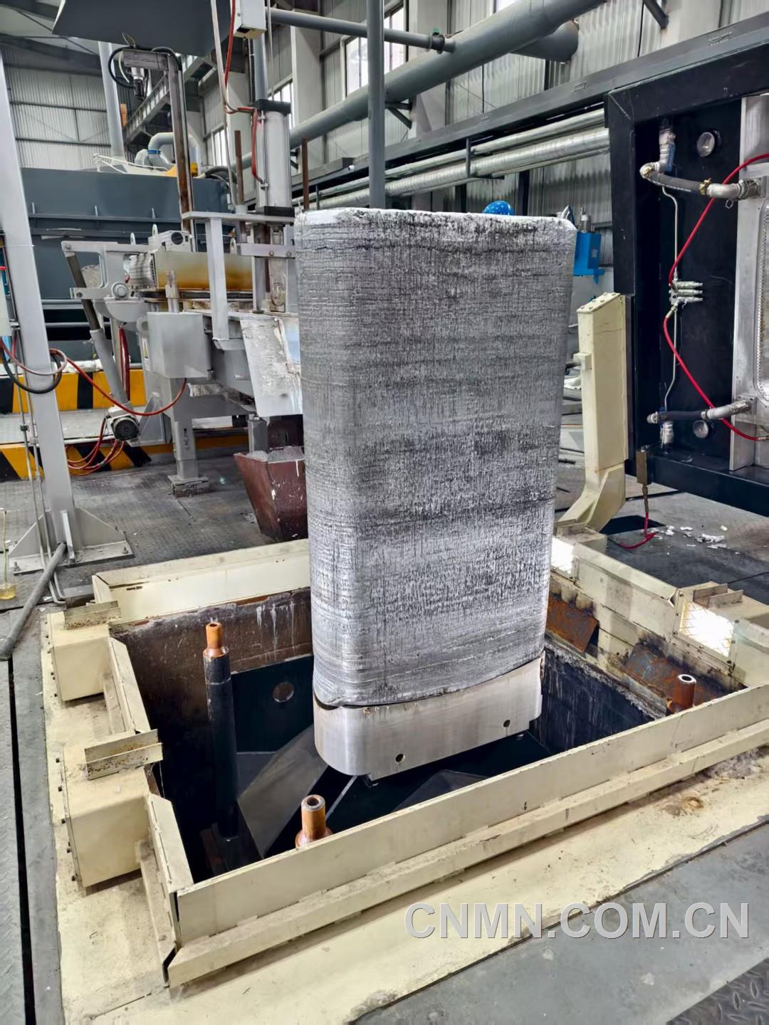 榆林新材料集團高品質大規格7系鋁合金扁錠研制攻關成功